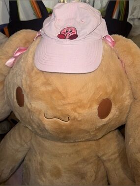 KIRBY BABY PINK Ribbed 100% cotton Hat OSFM